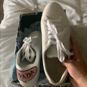 Prada text bubble sneakers